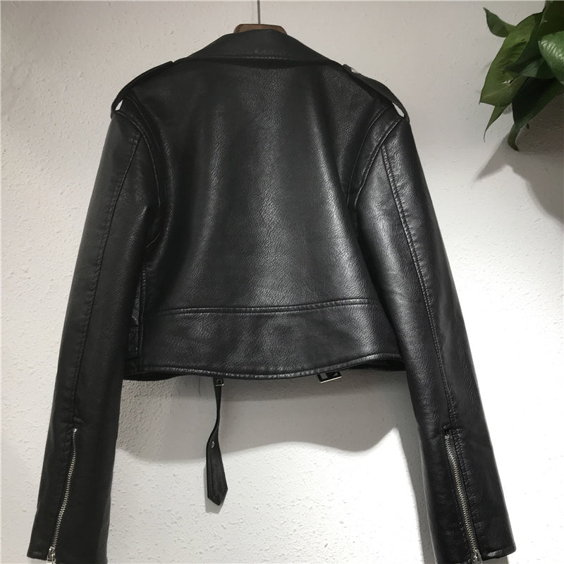 Women's PU Leather Jacket - Stylish & Trendy Fall Fashion