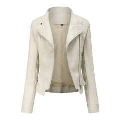 Women's PU Leather Jacket - Stylish & Trendy Fall Fashion