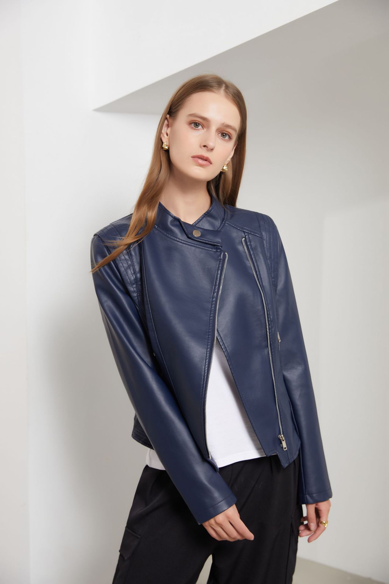 Women's PU Leather Jacket - Stylish & Trendy Fall Fashion