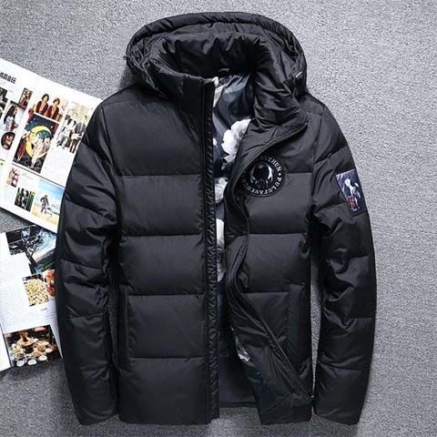 Men's Hooded Puffer Jacket - Warm & Stylish Winter Outerwear