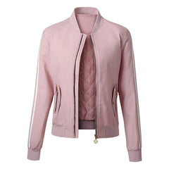 Women's Bomber Jacket - Stylish & Comfortable Fall Fashion