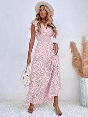 Essential Maxi Dress - Chic Polka Doted a Summer Staple