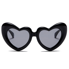 Trendy Heart-Shaped Oversized Sunglasses