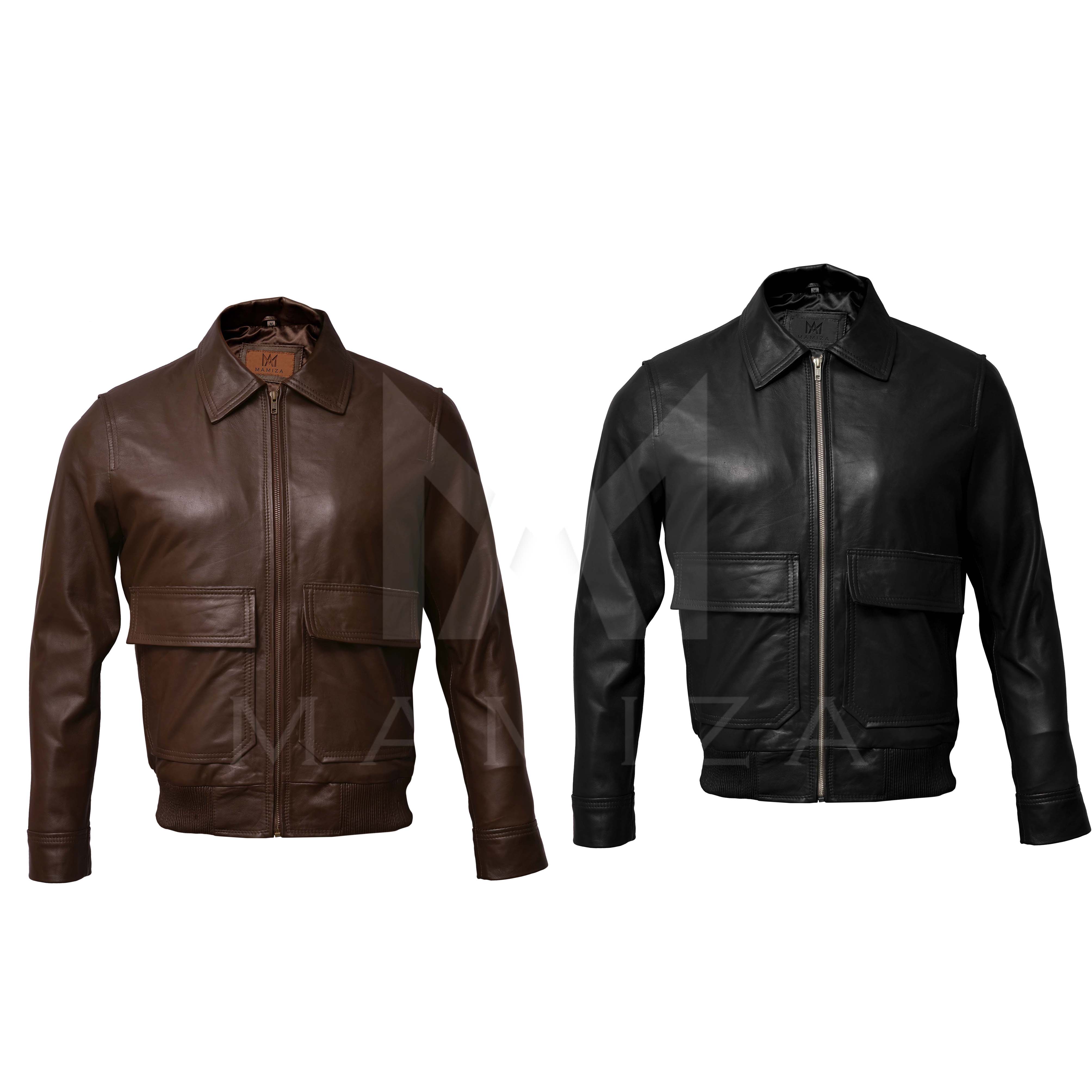 Inception Cobb Vintage Leather Bomber Jacket -  Men's Stylish Outerwear