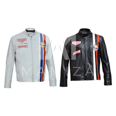 Le Mans Steve McQueen Leather Jacket - Iconic Racing Style