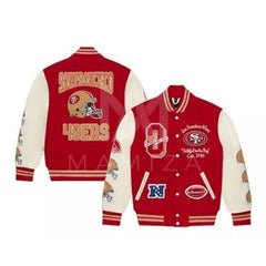 Men's San Francisco 49ers OVO Varsity Jacket